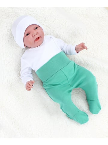 TupTam Baby Hose mit Fuß 5er Pack in blau/grün
