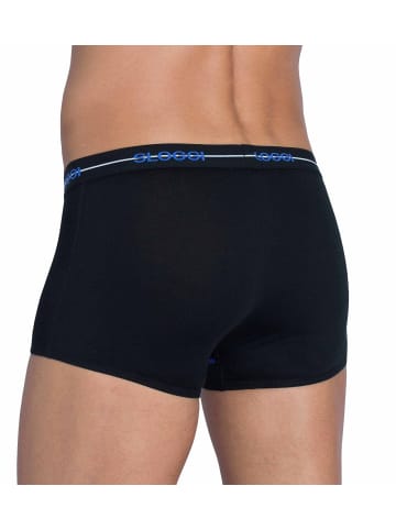 Sloggi Boxershort 2er Pack in Schwarz/Blau