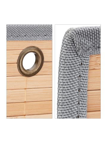 relaxdays 2 x Hängeaufbewahrung in Grau - (B)33 x (H)94 x (T)12 cm