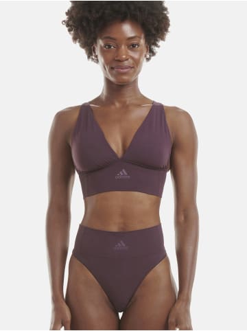 adidas Bügelloser BH LONGLINE BRA 1er-Pack in Bordeaux