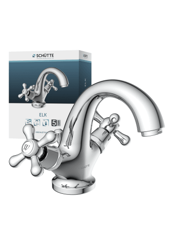 Franz Joseph Schütte ELK Waschtischarmatur, Chrom