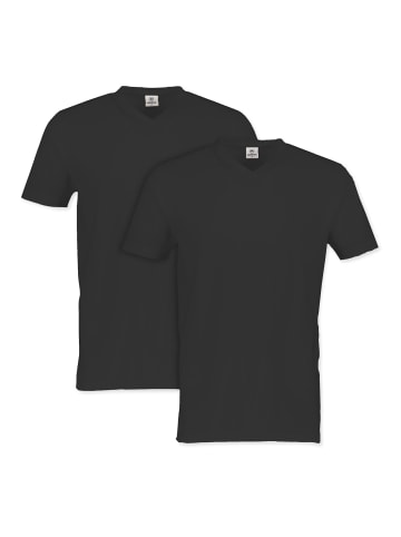 Lerros Doppelpack T-Shirt in Schwarz