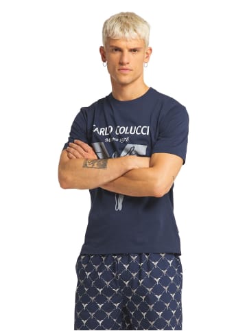 Carlo Colucci Pyjama Dalpan in Navy