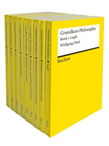 Reclam Verlag Buch - Grundkurs Philosophie. Neun Bände eingeschweißt