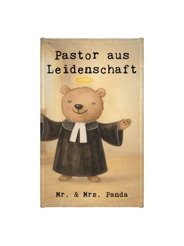 Mr. & Mrs. Panda Gästehandtücher Pastor Leidenschaft Design mit ... in Weiß