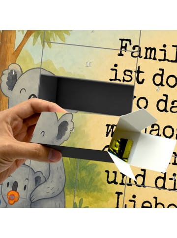Mr. & Mrs. Panda Befüllbarer Adventskalender Koala Familie Desig... in Weiß