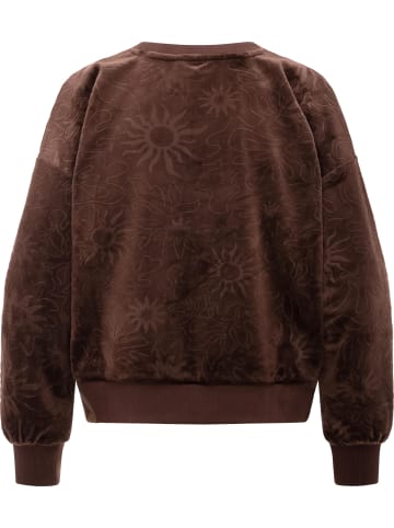 ragwear Sweater Wuss Embossed in Dark Choco
