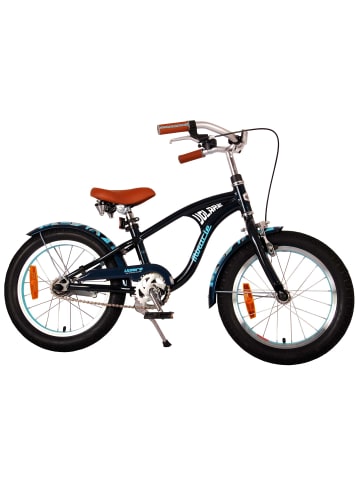 Volare Kinderfahrrad Miracle Cruiser für Jungen 16 Zoll Kinderrad Matt-Blau 4 Jahre