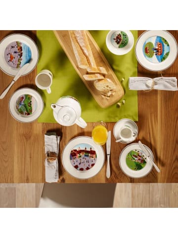 Villeroy & Boch 6er Set Brotteller Kollektion Design Naif ø 17 cm bunt in bunt