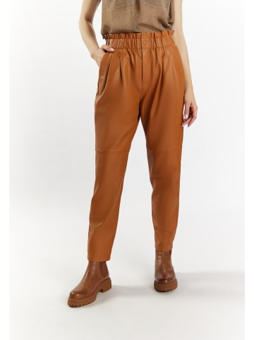 DreiMaster Damen Lederhose in Cognac