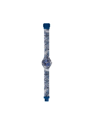 Hip Hop Analoguhr paisley blau