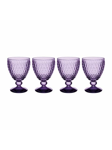 Villeroy & Boch 4er Set Rotweingläser Boston Coloured 310 ml in Lavender