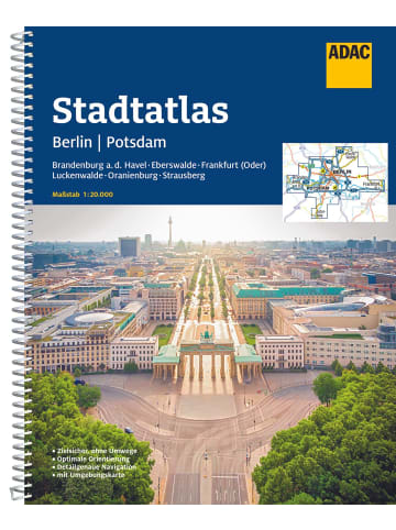 ADAC ADAC Stadtatlas Berlin/Potsdam 1:20.000