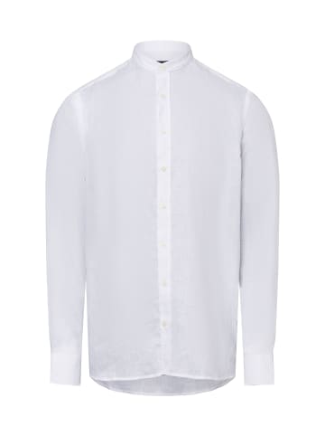 Bugatti Freizeithemd Mandarin in weiß