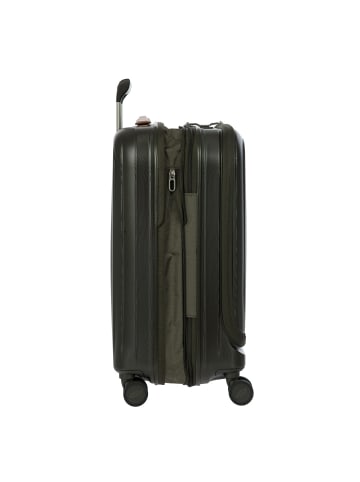 BRIC`s Taormina 4 Rollen Trolley S 57 cm mit Dehnfalte in olive