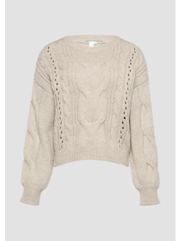QS Strickpullover in 80W0_helles beige