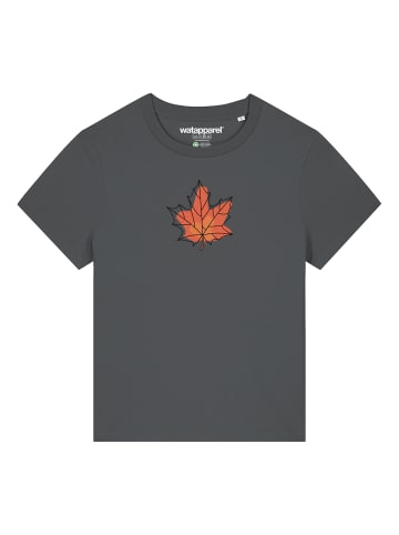 wat? Apparel T-Shirt Herbst in Grau