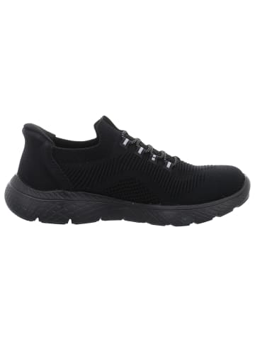 rieker Sportlicher Slipper in schwarz