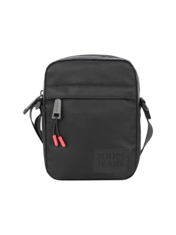 Joop Jeans Schultertasche 'Martano Tessuto Rafael in Schwarz 13,50 x 18,50 x 5,00 cm'