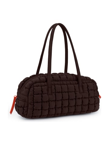 Les Visionnaires Unio Zicke Schultertasche 35 cm chocolate