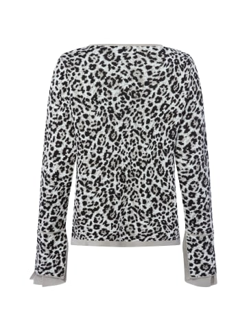 monari Pullover in schwarz ecru - 0001