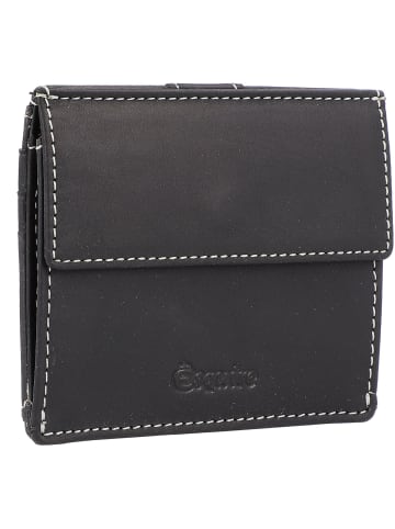 Esquire Oslo Kreditkartenetui RFID Leder 10 cm in schwarz