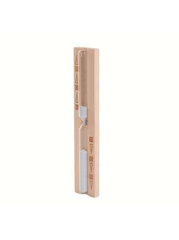 4Living Sanduhr für die Sauna, Kiefernholz in Beige, (B) 6 x (H) 29 x (L) 3 cm