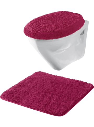 Erwin Müller 2-tlg. Hänge-WC-Set Rhodos in fuchsia