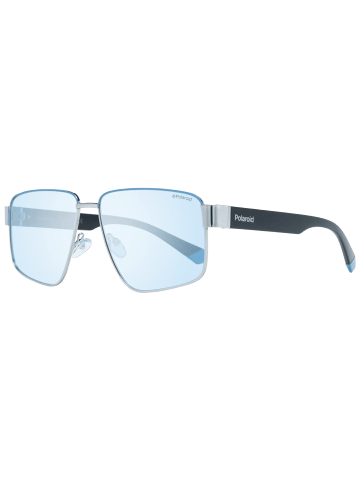 Polaroid Unisex Sonnenbrillen Rechteck Silber