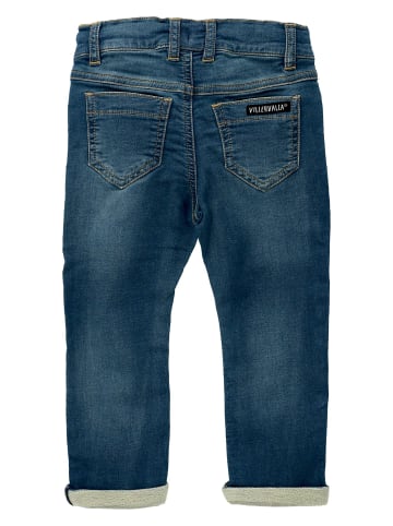 Villervalla Hose Sweat Denim Washed Ink in blau