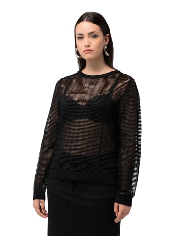 Ulla Popken Pullover in schwarz