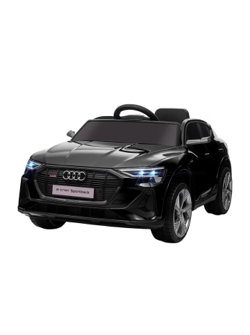 HOMCOM 12V Elektrofahrzeug Audi E-tron schwarz