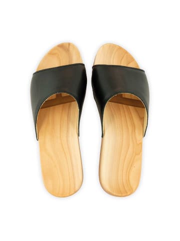 Woody Sandale in schwarz