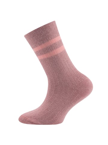ewers Socken Rippe/Glitzer in rosa