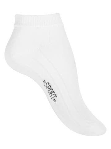 Cotton Prime® Sneaker Socken 8 Paar, mit Rippsohle in Weiss