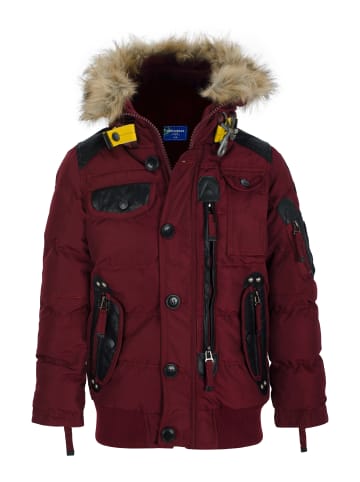 Cipo & Baxx Bomberjacke in BURGUNDY