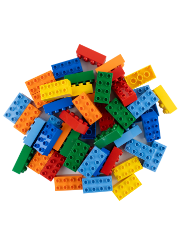 LEGO DUPLO® 2x4 Bausteine Bunt 80x Teile - ab 18 Monaten in multicolored