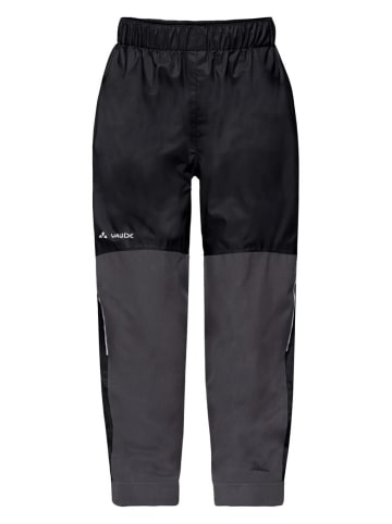 Vaude gefütterte Regenhose Kids Escape III in Schwarz-gemustert