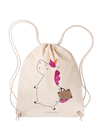 Mr. & Mrs. Panda Stoffbeutel Einhorn Koffer ohne Spruch in Creme