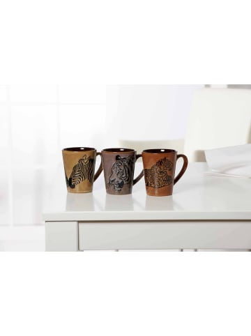 Ritzenhoff & Breker 6er Set Henkelbecher Safari 310 ml in braun