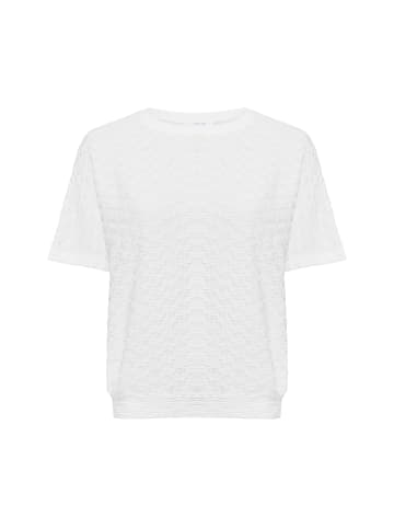 OPUS T-Shirt Senni in weiß