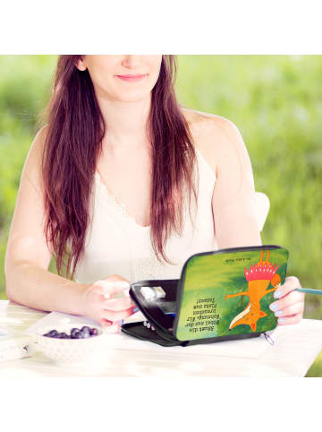 Mr. & Mrs. Panda Stiftemappe Fuchs Ballerina Design mit Spruch in Weiß