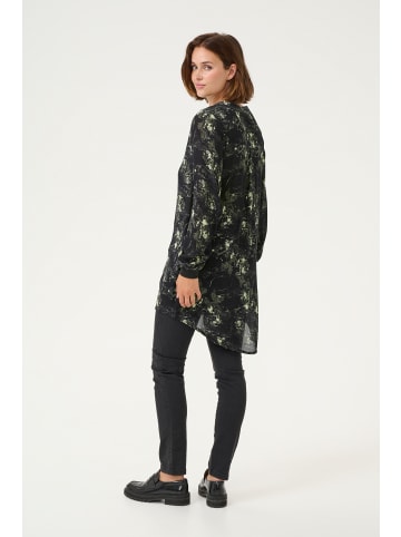 Kaffe Tunika BPalice Regular fit in Black/Green Graphic Print