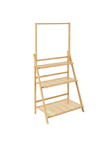 en.casa Pflanztreppe Brändö in Beige (H)144cm (B)70cm (T)39.5cm