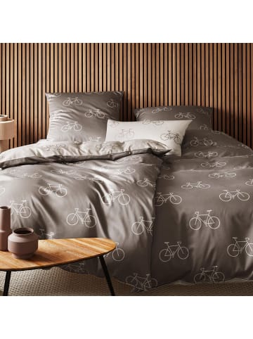 Elegante Bettwäsche Velo in taupe