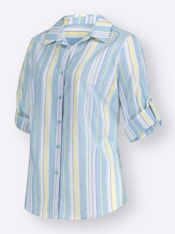 WITT WEIDEN Bluse in mint-gestreift