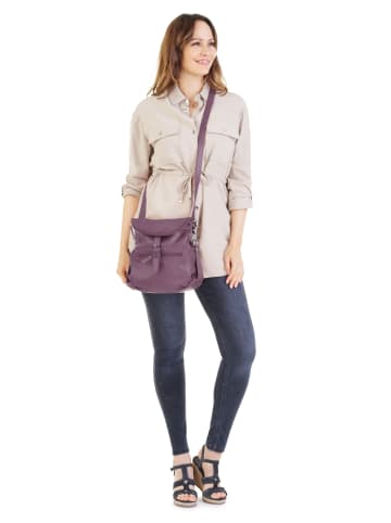Forty degrees Rucksack echt Leder in violett