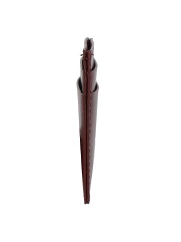 Leonhard Heyden Cambridge Kreditkartenetui Leder 10 cm in rotbraun