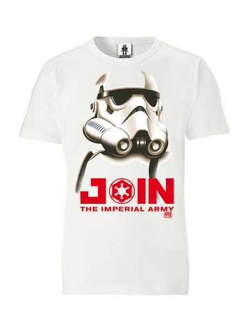 Logoshirt T-Shirt Stormtrooper - Join The Imperial Army in altweiss