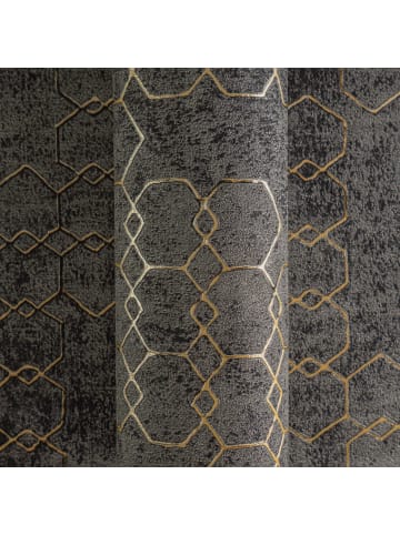 A.S. Création Tapete Geometric Shine in Schwarz